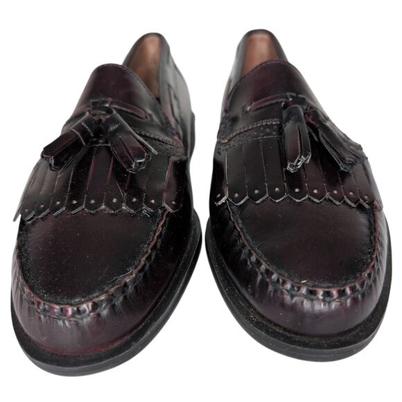 Vintage Bass Weejuns Penny Loafer‎ Men 10.5 Tassel Old Money Preppy Dress Shoe - Picture 3 of 8